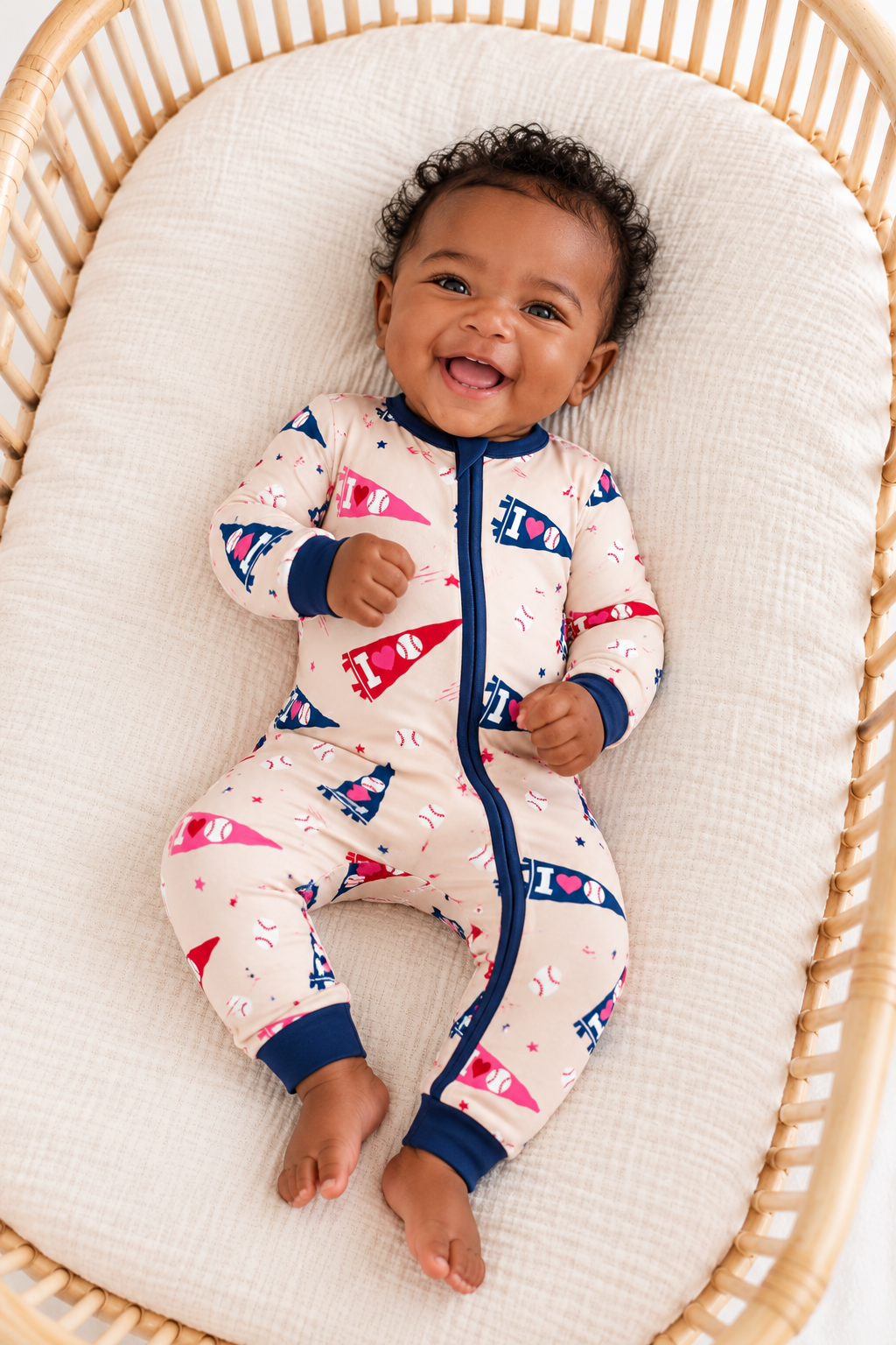 I Love Baseball Convertible Romper