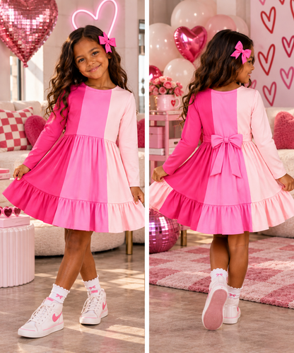 Love In Colorblock Bamboo Dress