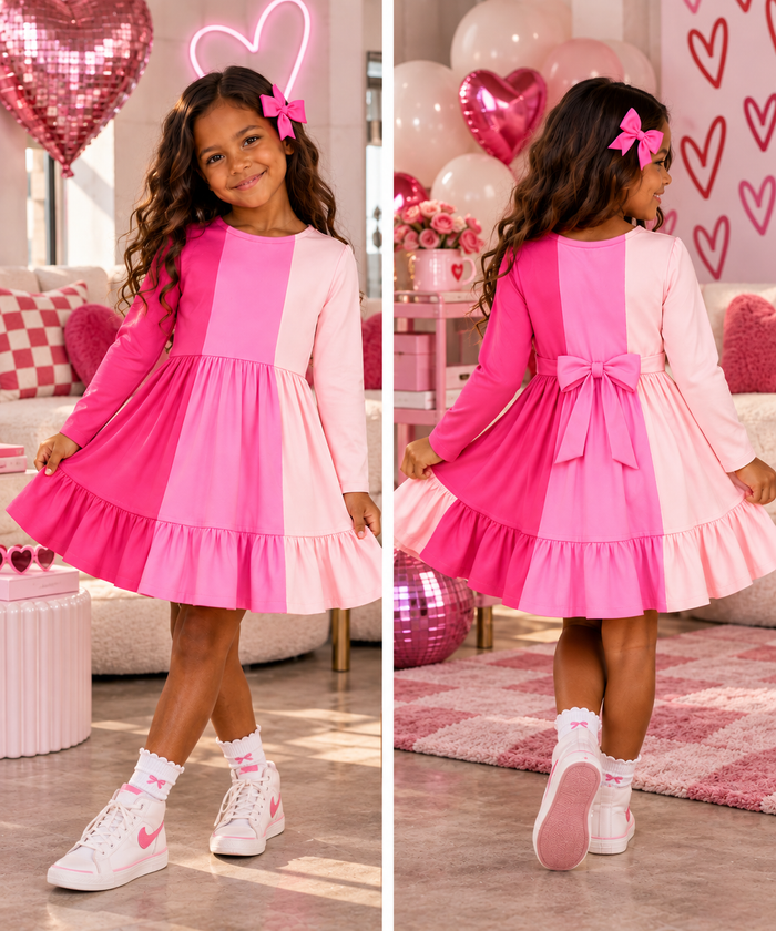 Love In Colorblock Bamboo Dress