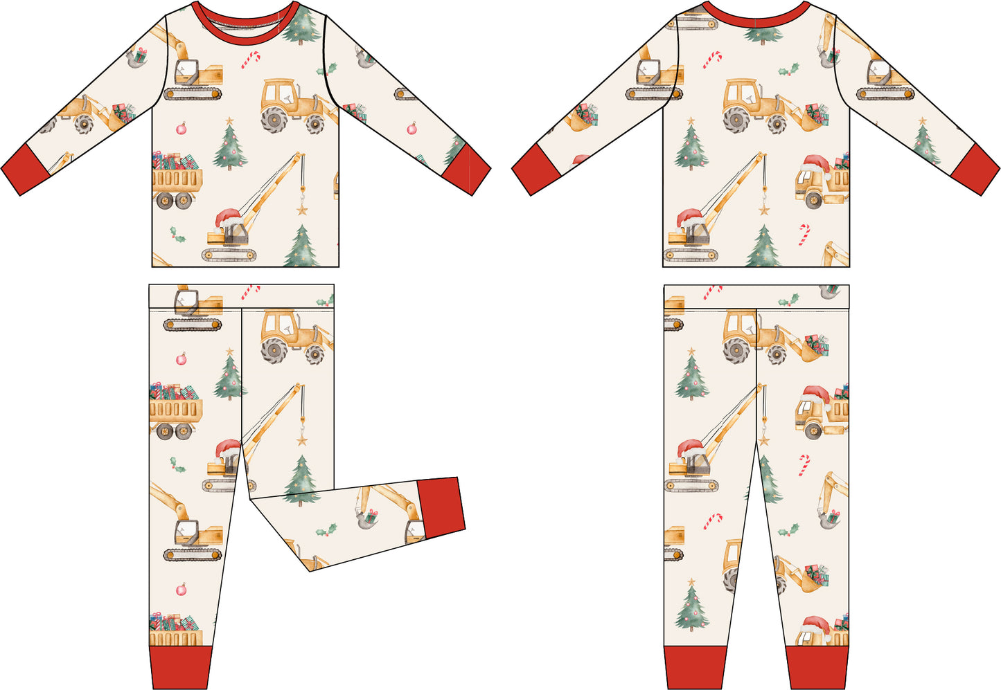 PRE-ORDER: Merry Machinery Bamboo Pajama Set