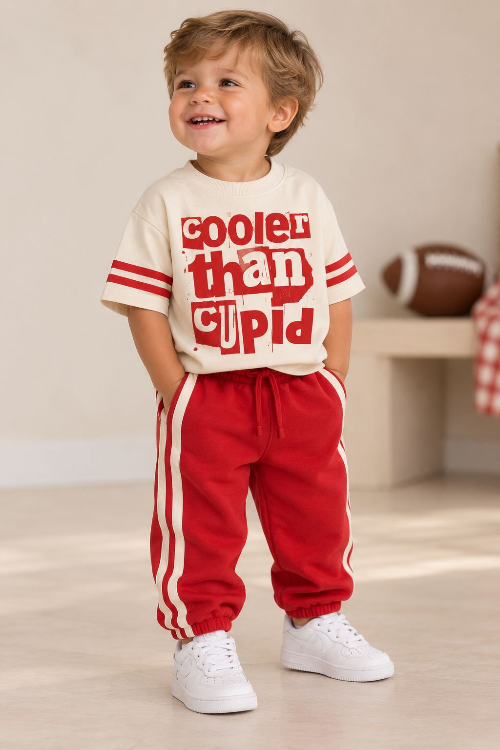 Retro Crimson Sweatpants