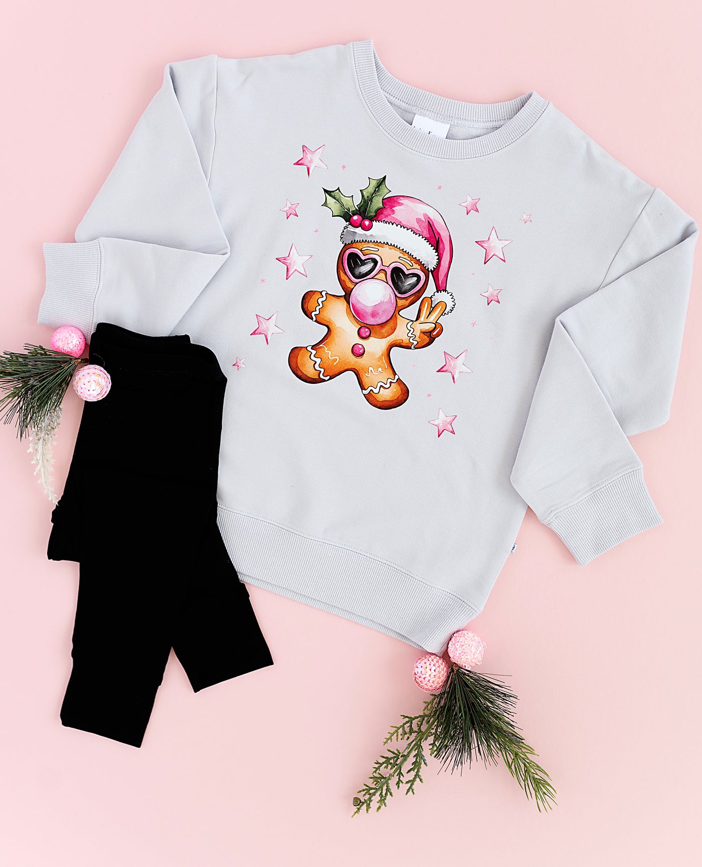 Bubblegum Gingerbread Crewneck Sweatshirt