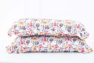 Ella ruffle zipper pillowcase set