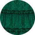 Emerald Velvet Tie Back