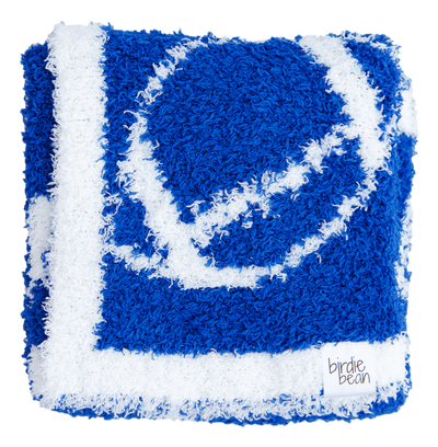 Football Blanket- BLUE/WHITE - STROLLER