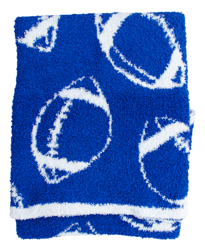 football blanket- BLUE/WHITE -TODDLER