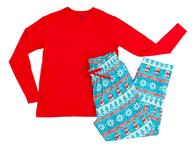 Frosty Fair Isle Men's Lounge Set