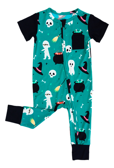 Ghoul Gang Zip Romper