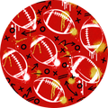 Graffiti Football: Red And Gold