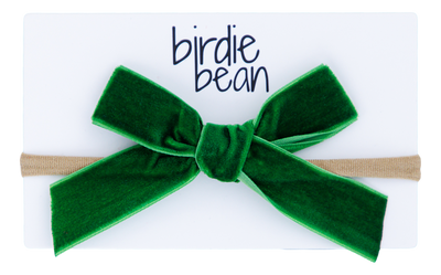 Green Velvet Headband