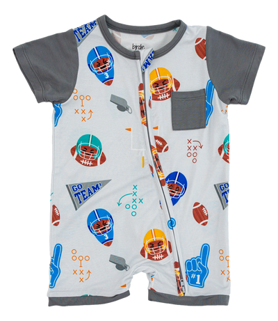 Gridiron Greats Zip Shortie Romper