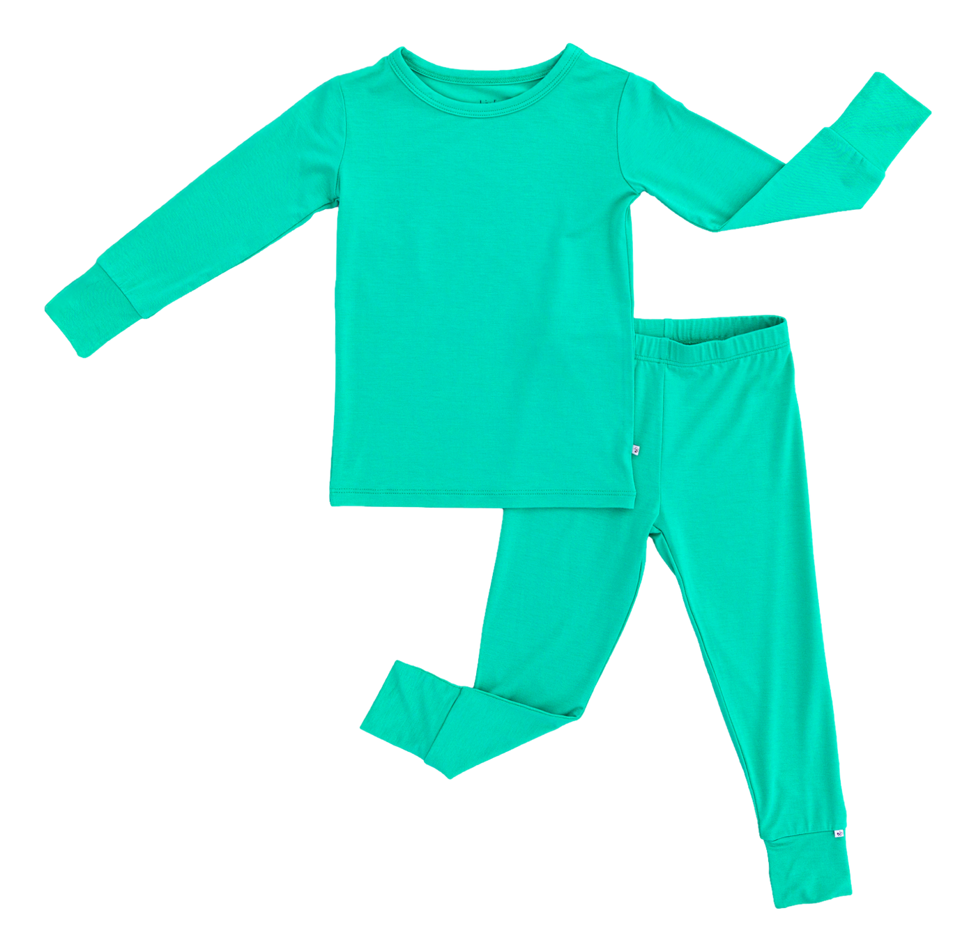 gumdrop green 2-piece pajamas