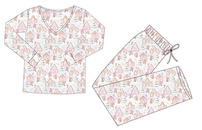 PRE-ORDER: Gingerbread Lane Women's Lounge Set
