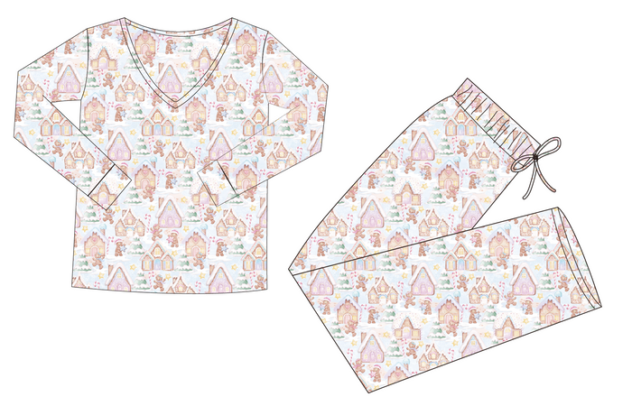PRE SALE:  Gingerbread Lane Women's Lounge Set