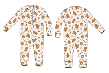 PRE-ORDER: Gingerbread Ballers Doll Romper