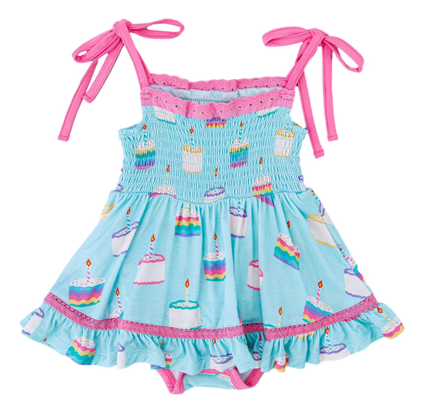 harlow smocked birdie twirl