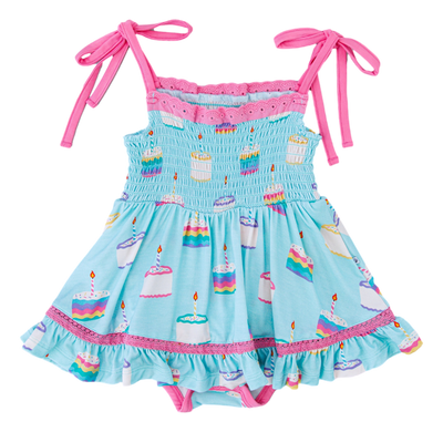 harlow smocked birdie twirl