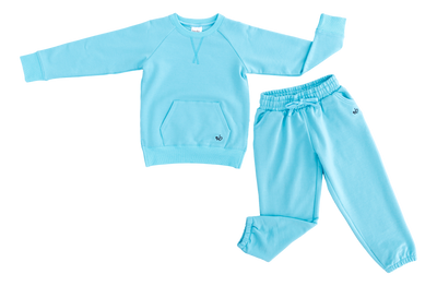 Icy Blue Jogger Set