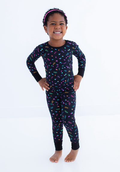 confetti 2-piece pajamas