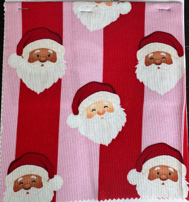 PRE-ORDER: St. Nick Stripes Ribbed Throw Blanket- RED