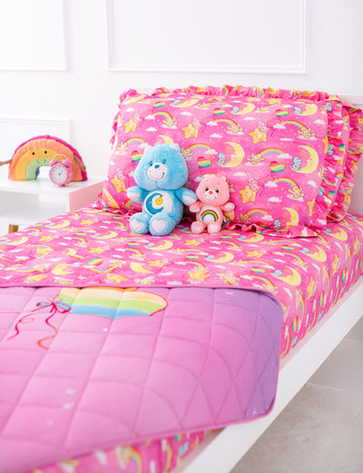Care Bears Baby™ pink stars twin sheet