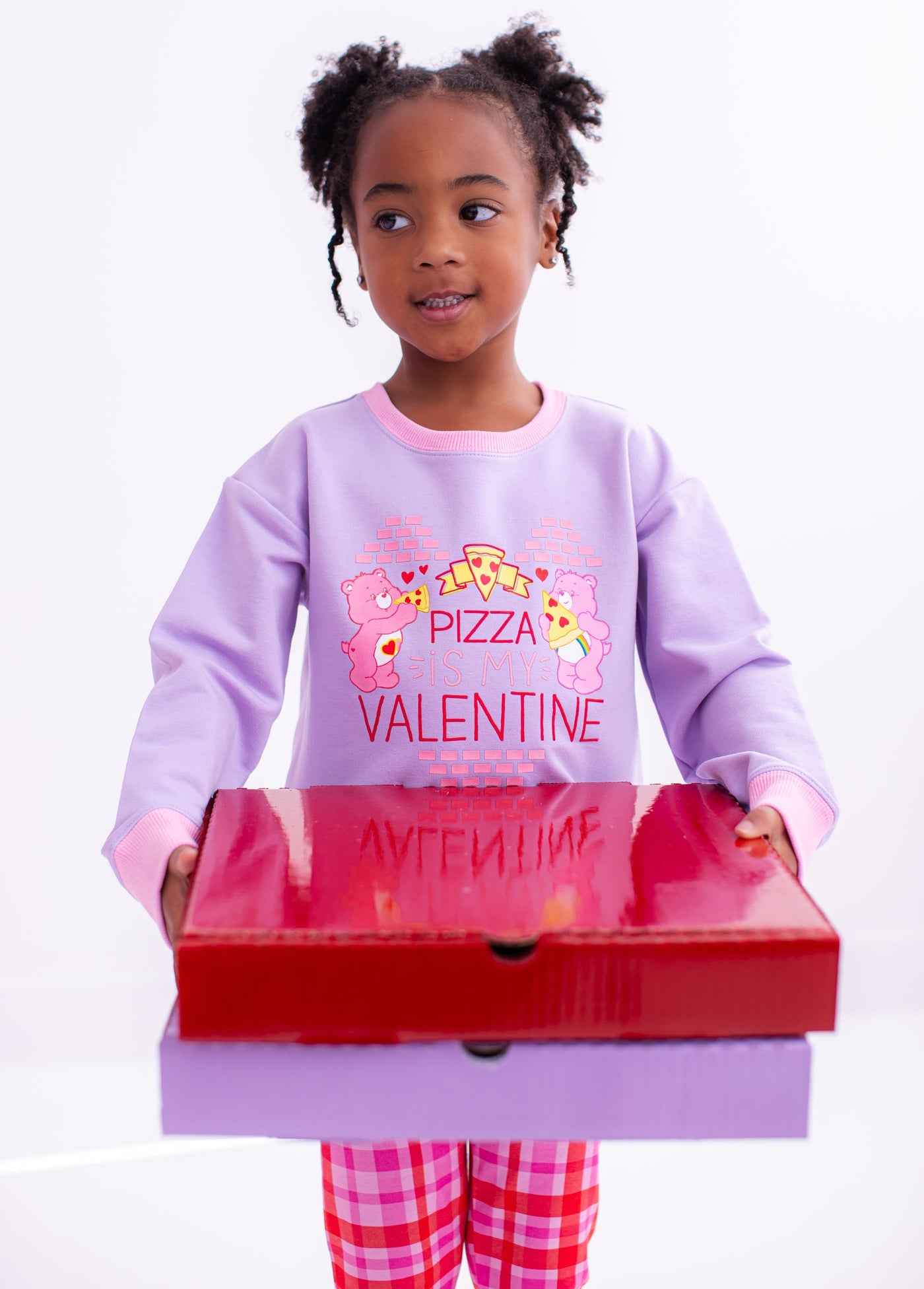 Care Bears™ pizza valentine crewneck sweatshirt
