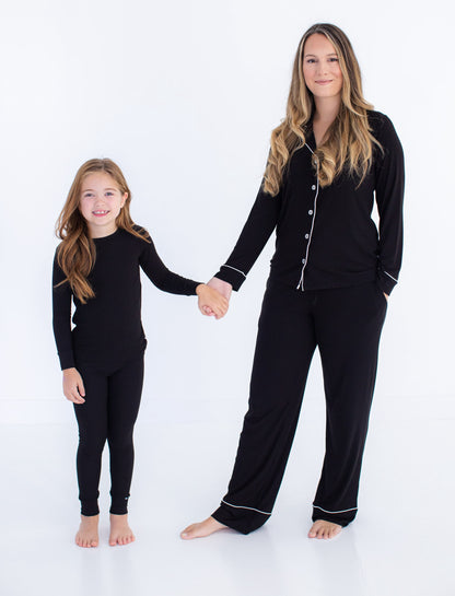 Jet Ribbed Women's Lounge Set