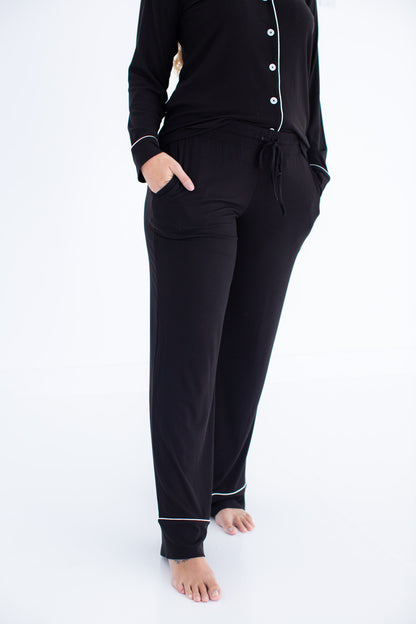 Jet Ribbed Women's Lounge Set