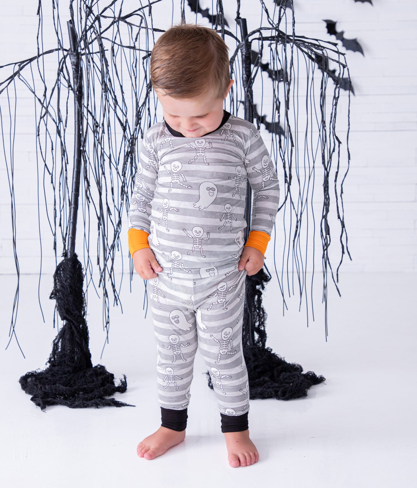 georgie glow-in-the-dark 2-piece pajamas