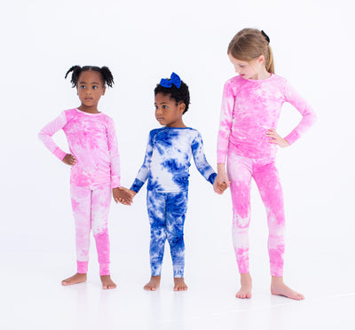 Sapphire Tie-Dye 2-Piece Pajamas