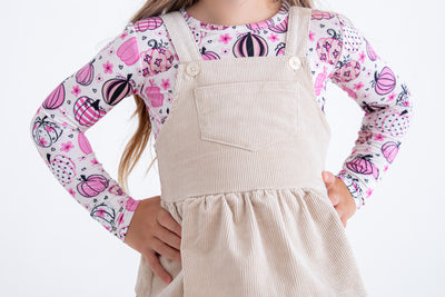 Quinn Corduroy Overall Set