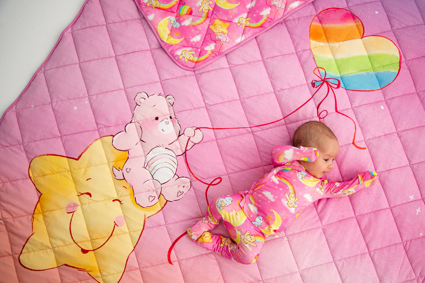 Care Bears Baby™ pink stars kimono set