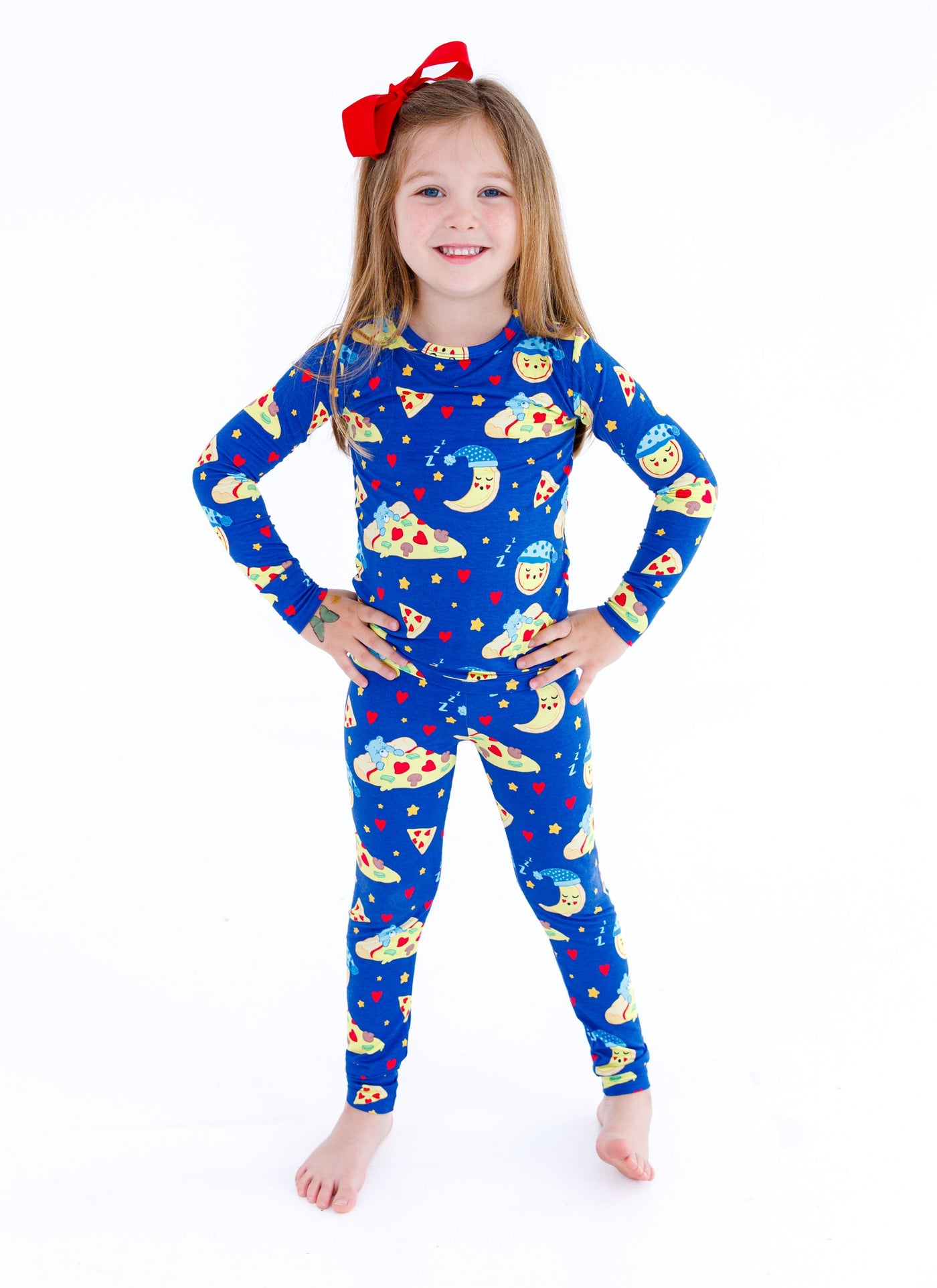 Care Bears™ Bedtime Pizza 2-piece pj: LONG