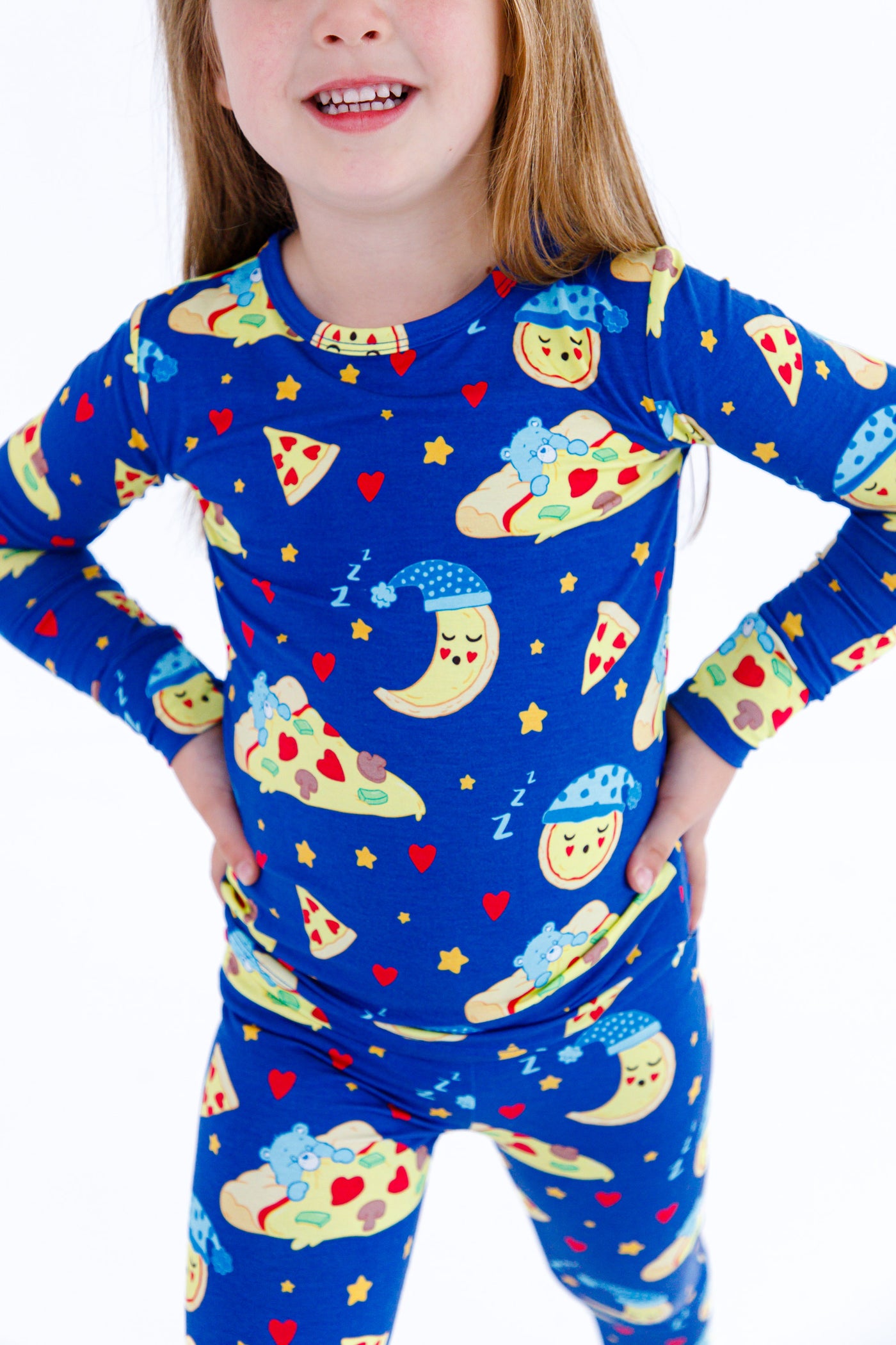 Care Bears™ Bedtime Pizza 2-piece pj: LONG