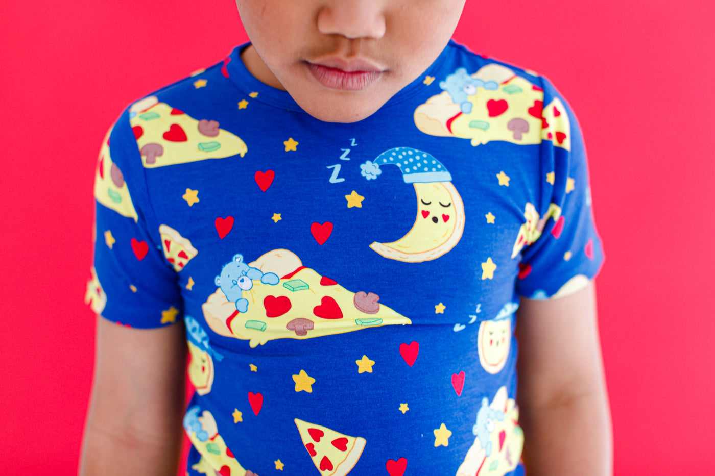 Care Bears™ Bedtime Pizza 2-piece pj:  SHORT