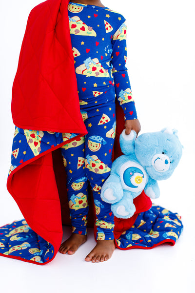 Care Bears™ Bedtime Pizza toddler birdie quilt