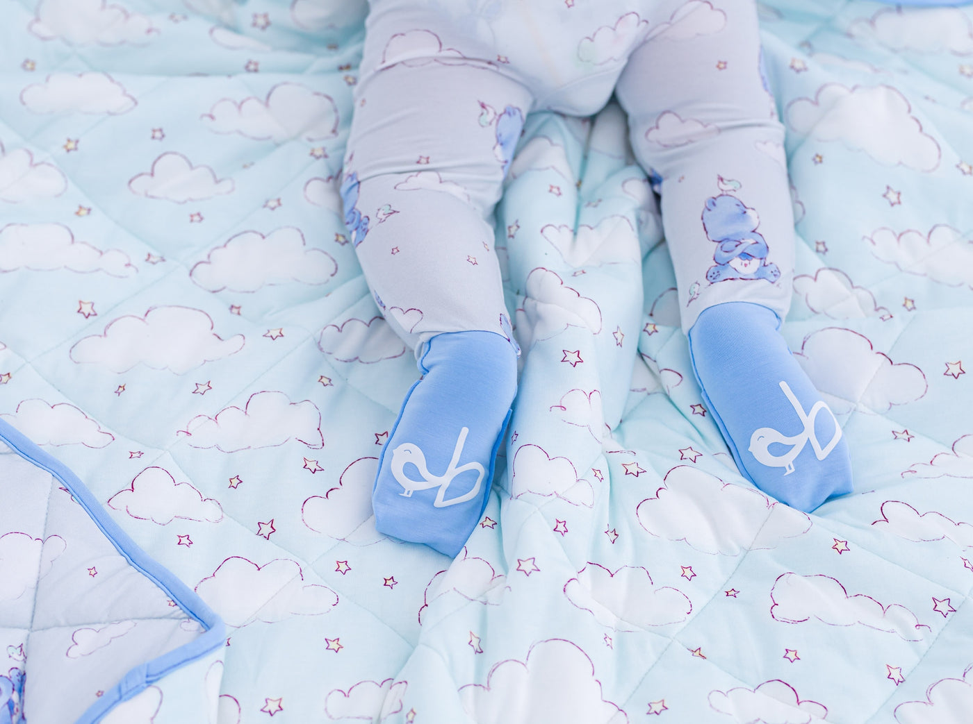 Care Bears Baby™ Grumpy Bear toddler birdie quilt