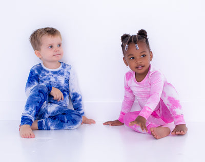 Sapphire Tie-Dye 2-Piece Pajamas