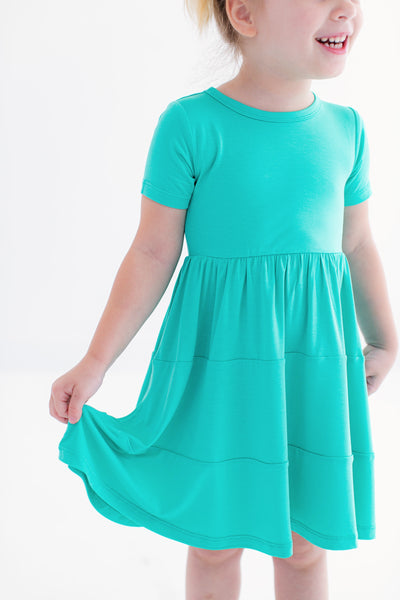 seafoam birdie dress