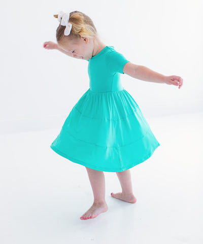 seafoam birdie dress