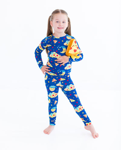 Care Bears™ Bedtime Pizza 2-piece pj: LONG