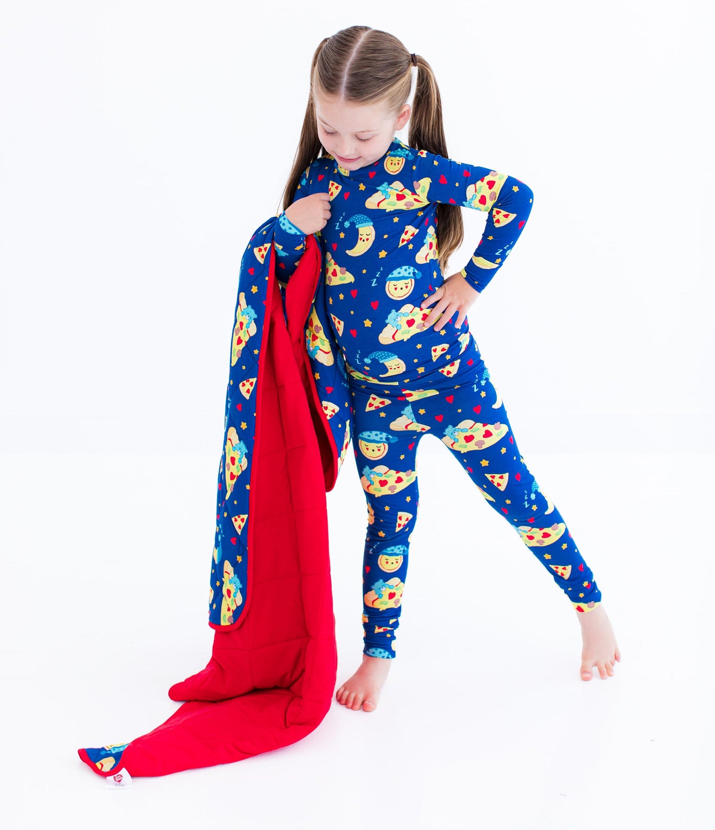 Care Bears™ Bedtime Pizza 2-piece pj: LONG