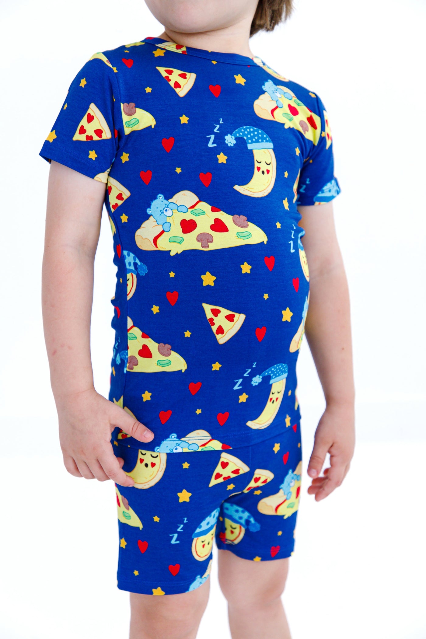 Care Bears™ Bedtime Pizza 2-piece pj:  SHORT