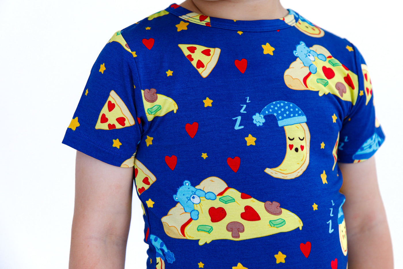 Care Bears™ Bedtime Pizza 2-piece pj:  SHORT