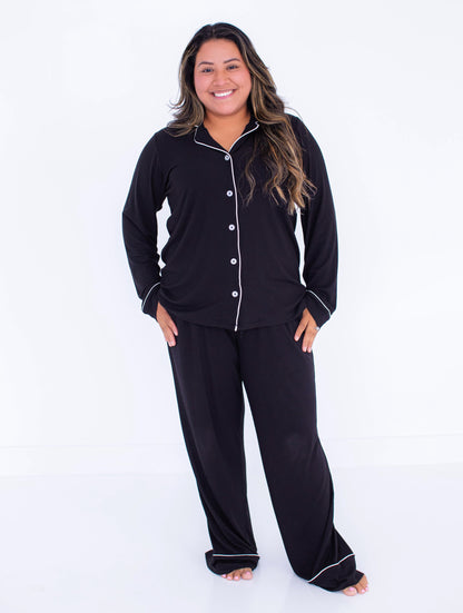 Jet Ribbed Women's Lounge Set