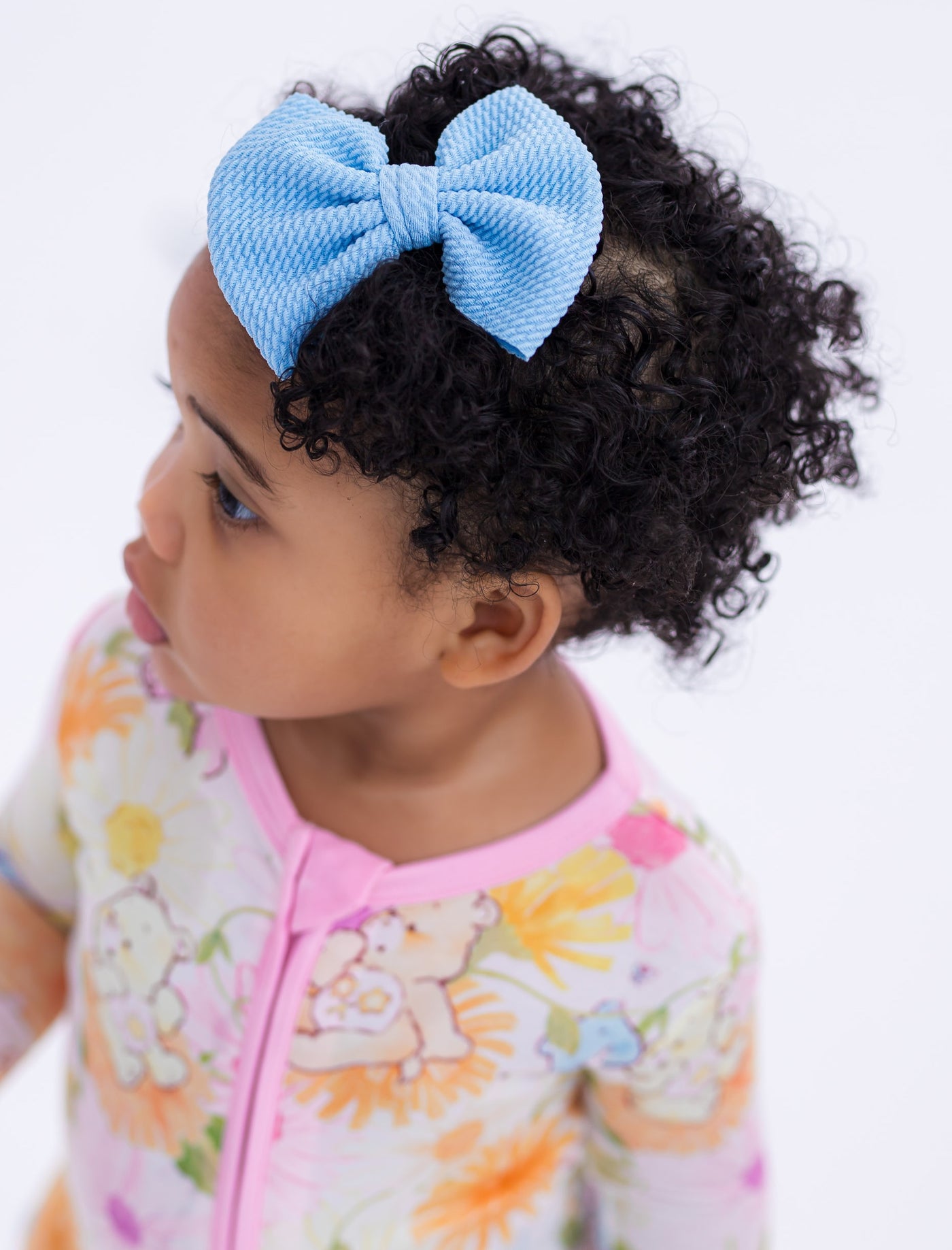 periwinkle clippy bow set