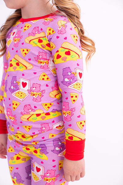 Care Bears™ pizza valentine 2-piece pajamas