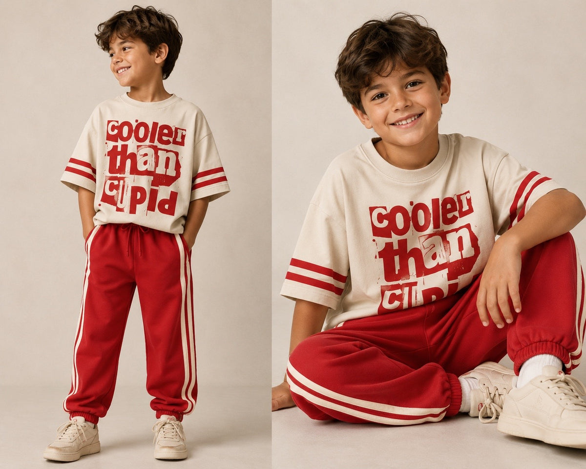 Retro Crimson Sweatpants