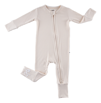 ivory ribbed convertible romper