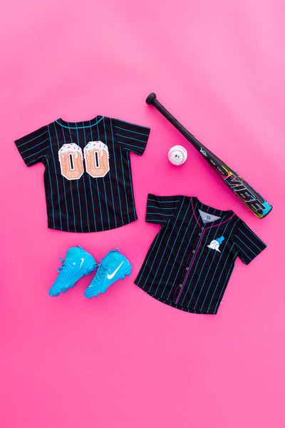 Sundae Sluggers Baseball Jersey - ICE/BLUE